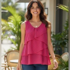 Pink Sleeveless Top